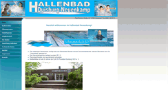 Desktop Screenshot of hallenbad-neuenkamp.de